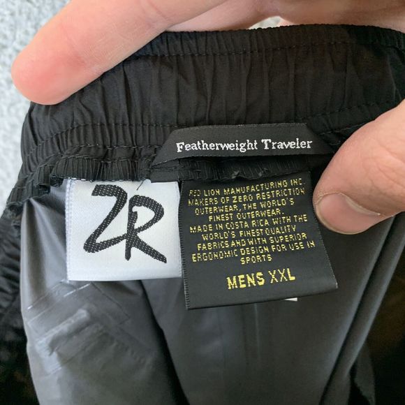 Zero Restriction ZR Gore-Tex Pants Mens XXL Golf Rain Black Convertible - Picture 8 of 9